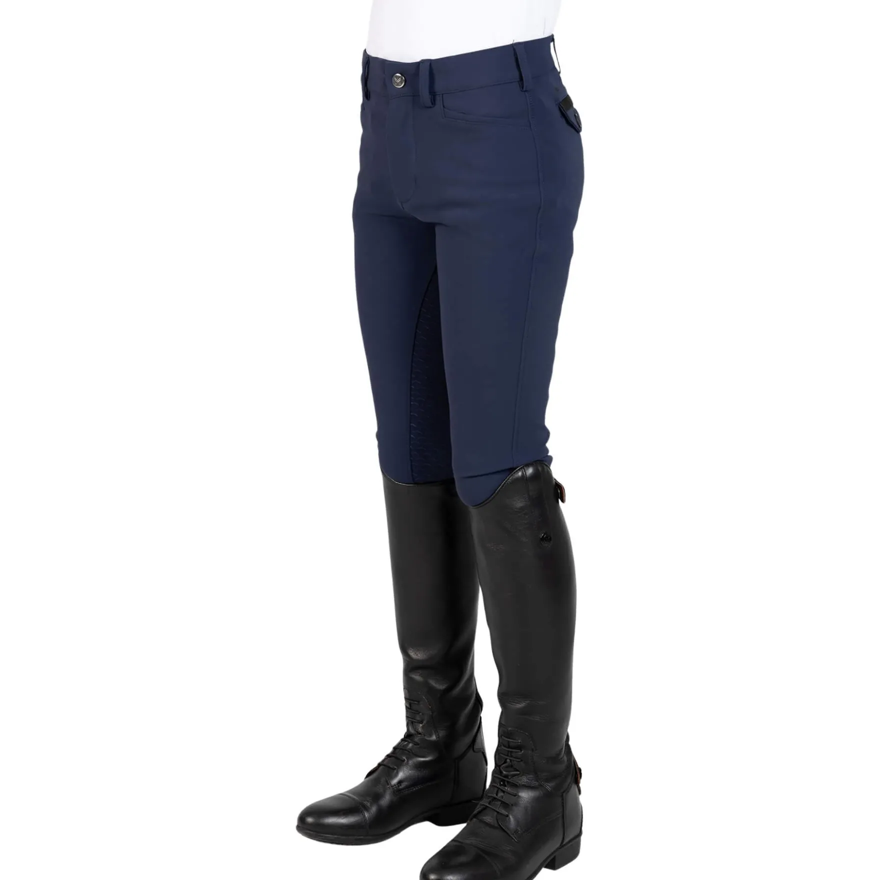 Reithose Kinder Winter Performance, Vollbesatz, Full-Grip, Winterreithose