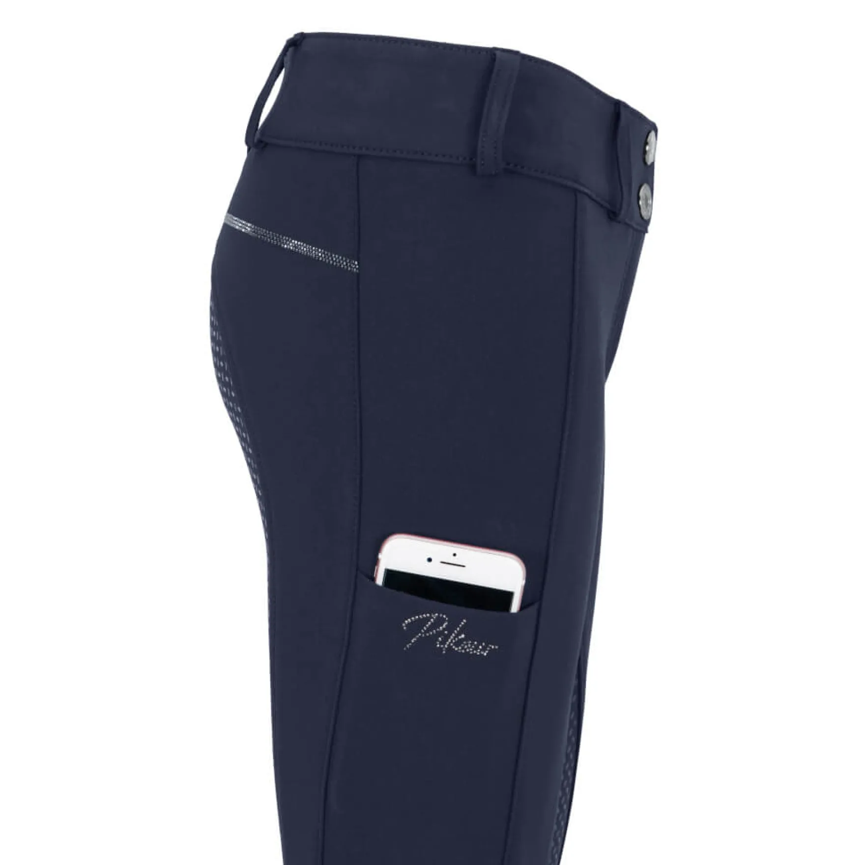 Reithose Kinder Xenia Grip HW22, Vollbesatz, Full-Grip