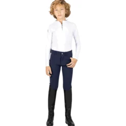 Reithose Kinder YR Performance Breeches, Vollbesatz, Full-Grip