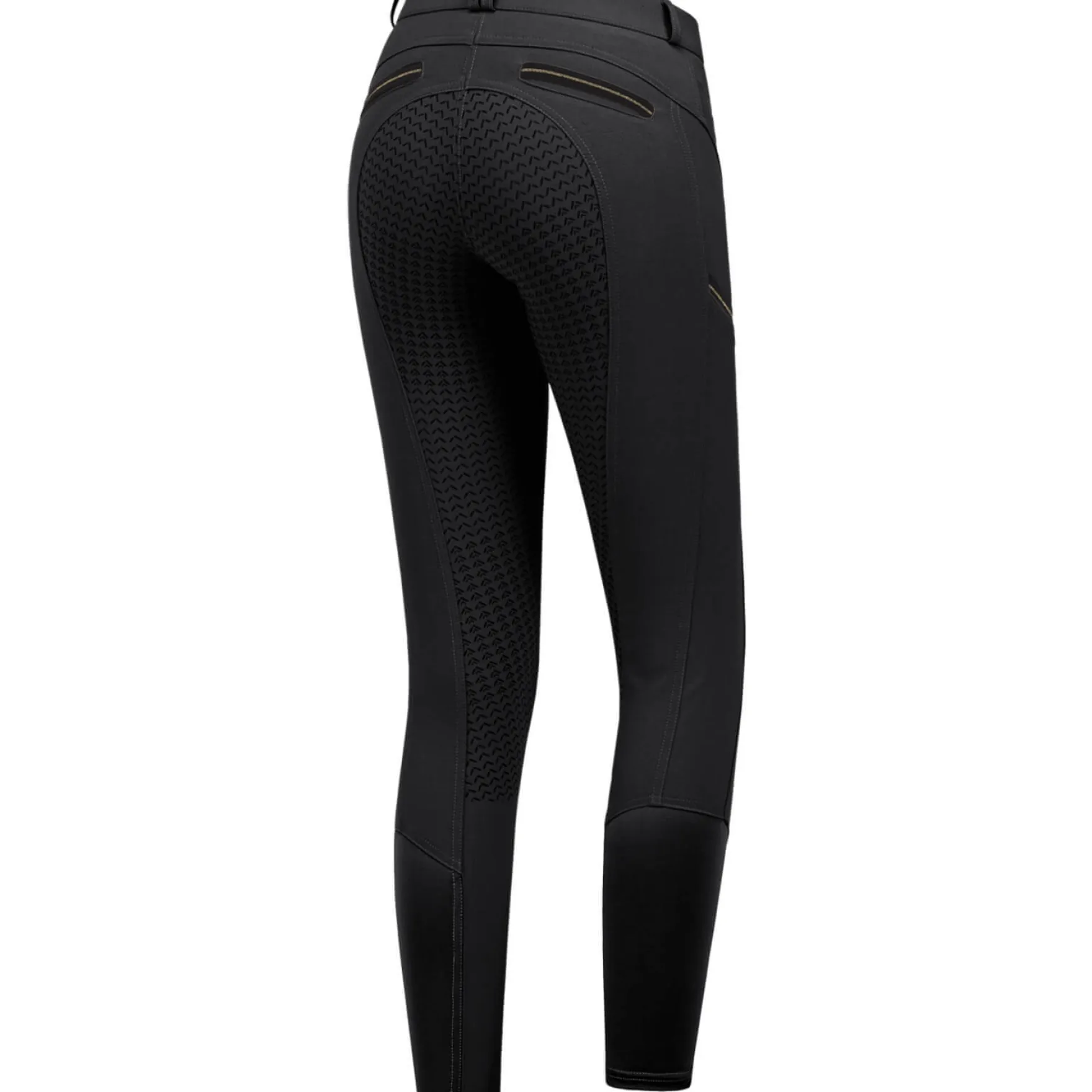 Reithose Mädchen Lucy Glam Silikon, Vollbesatz, Full-Grip