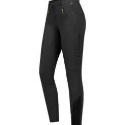 Reithose Mädchen Lucy Glam Silikon, Vollbesatz, Full-Grip
