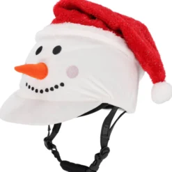 Reitkappenüberzug Weihnachten, Reithelmüberzug