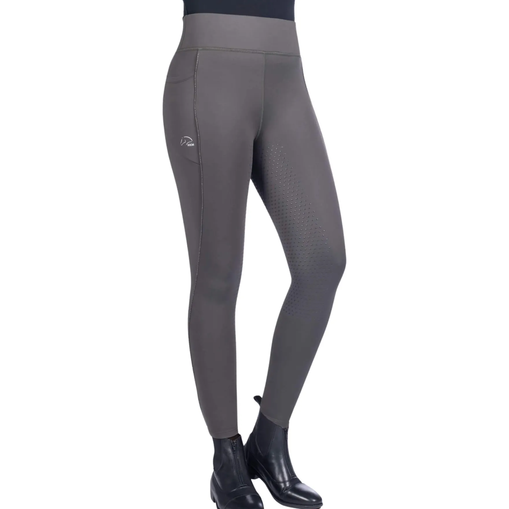 Reitleggings Damen Alice, Vollbesatz, Full-Grip
