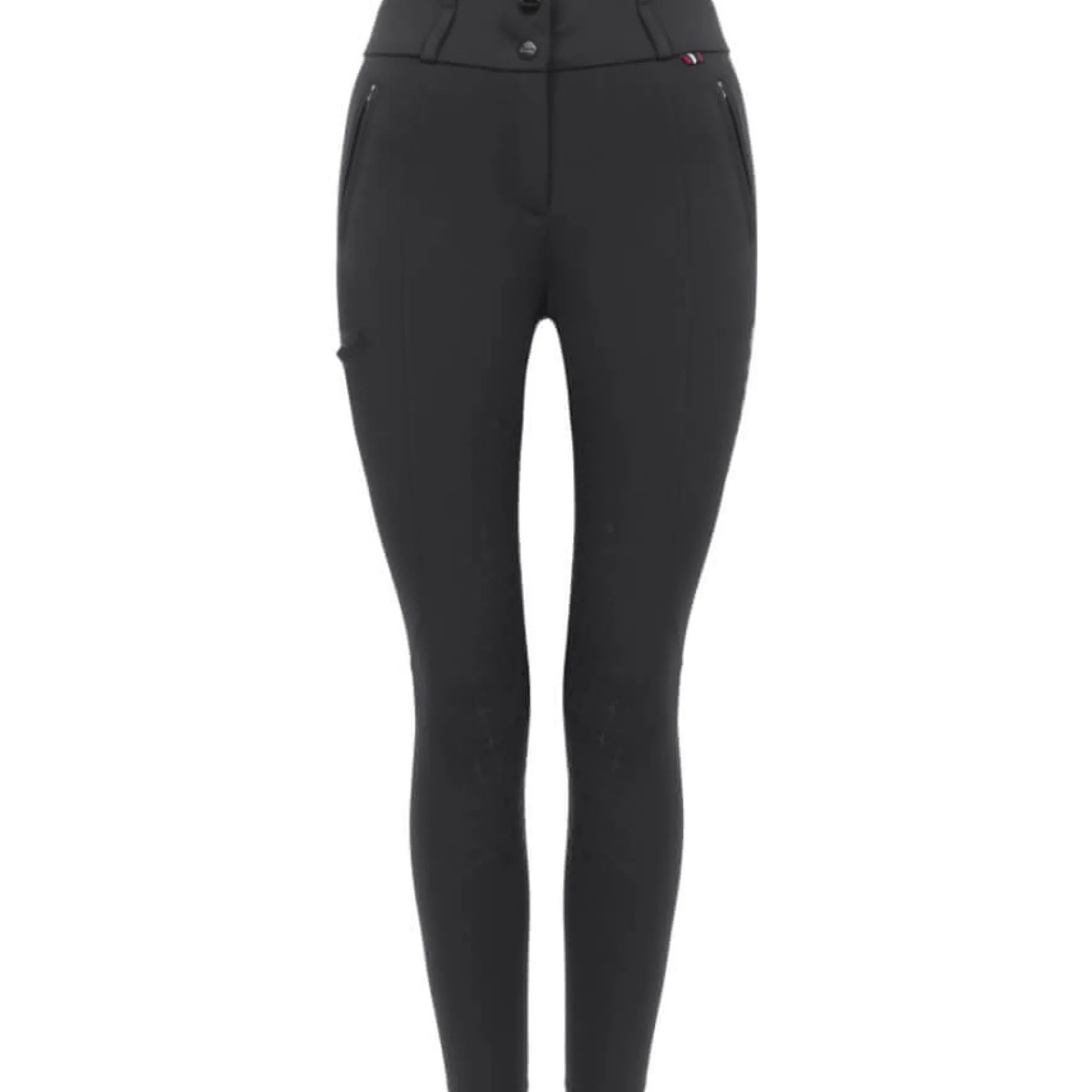 Reitleggings Damen CAVALCANDISS GRIP MOBILE HW22, Vollbesatz, Full-Grip