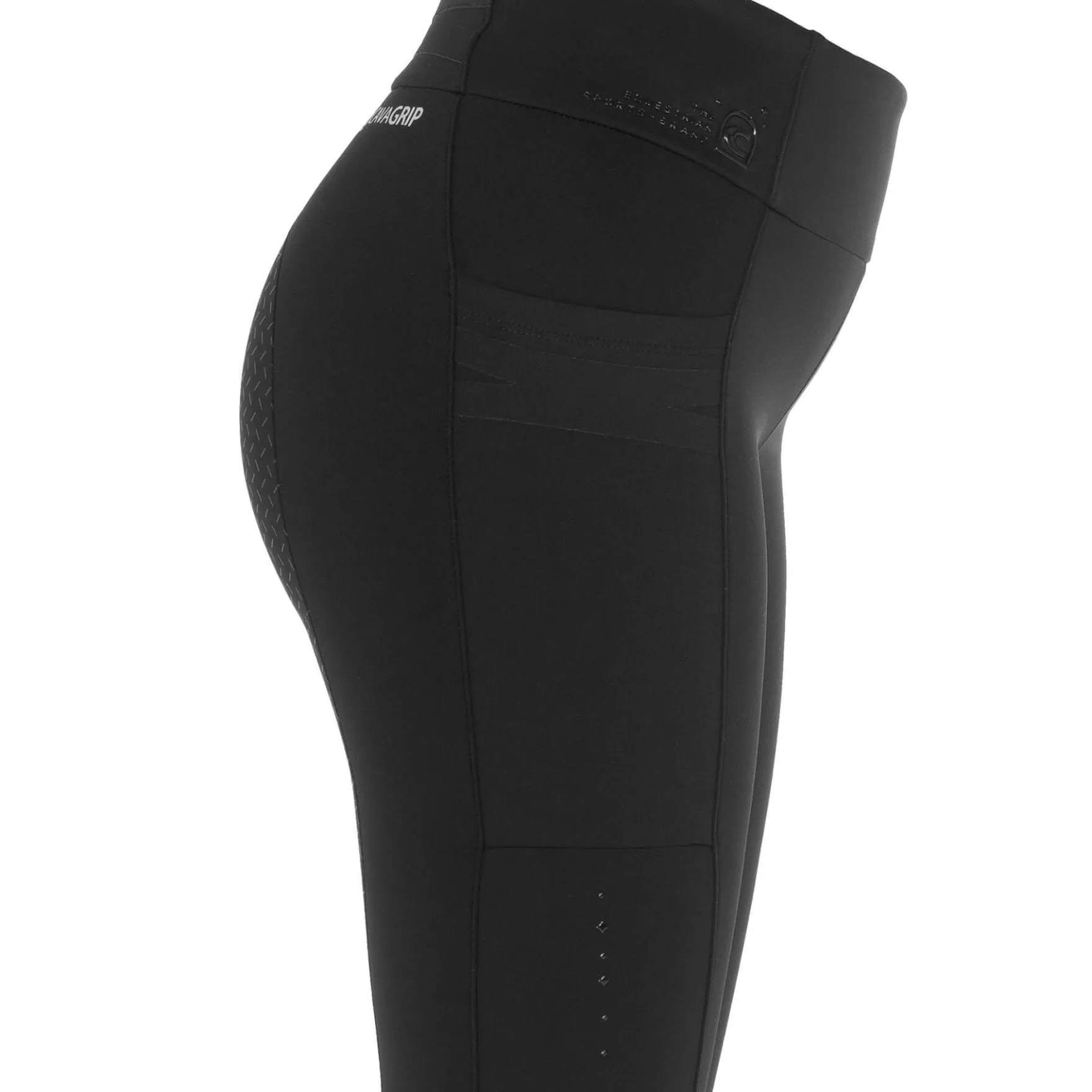 Reitleggings Damen CAVALLOVE Grip RL FS26, Vollbesatz, Full-Grip, High Waist, Kompression