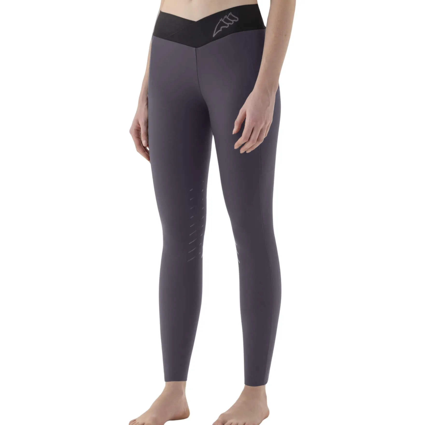 Reitleggings Damen Cibek HW24, Kniebesatz, Knee-Grip