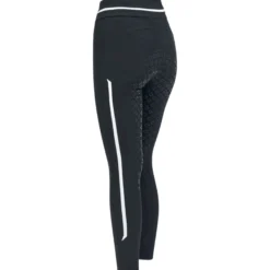Reitleggings Damen CT Orbit, High Waist, Kniebesatz, Knee-Grip