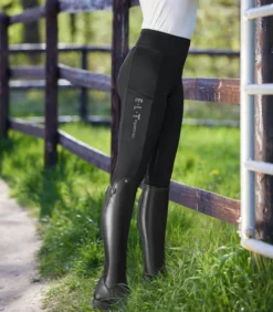 Reitleggings Damen Ella Glam, Damenreitleggings, Vollbesatz, Full-Grip