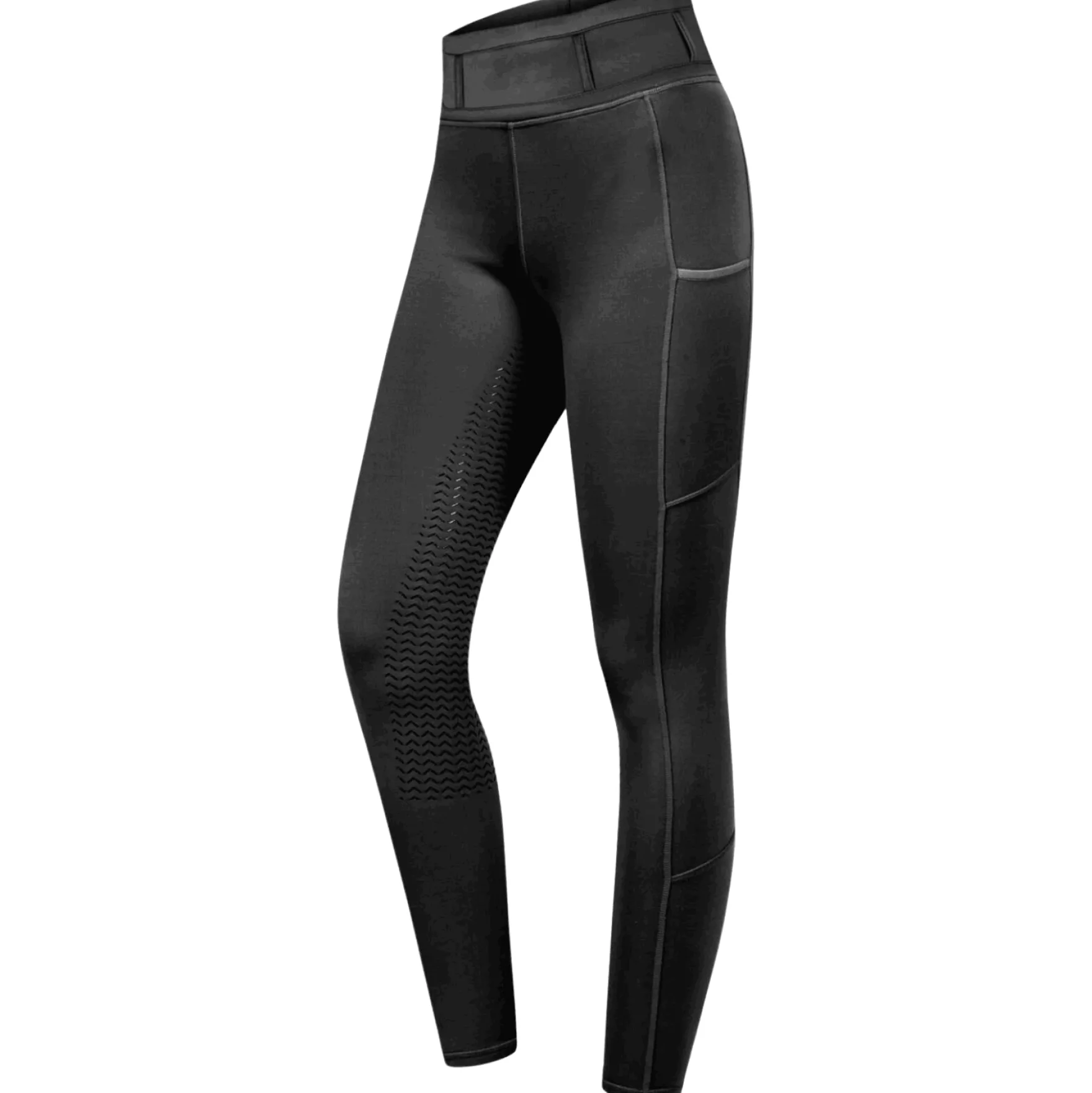 Reitleggings Damen Ella Glam, Damenreitleggings, Vollbesatz, Full-Grip