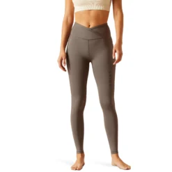 Reitleggings Damen Eos Chic, Teilbesatz, Half-Grip