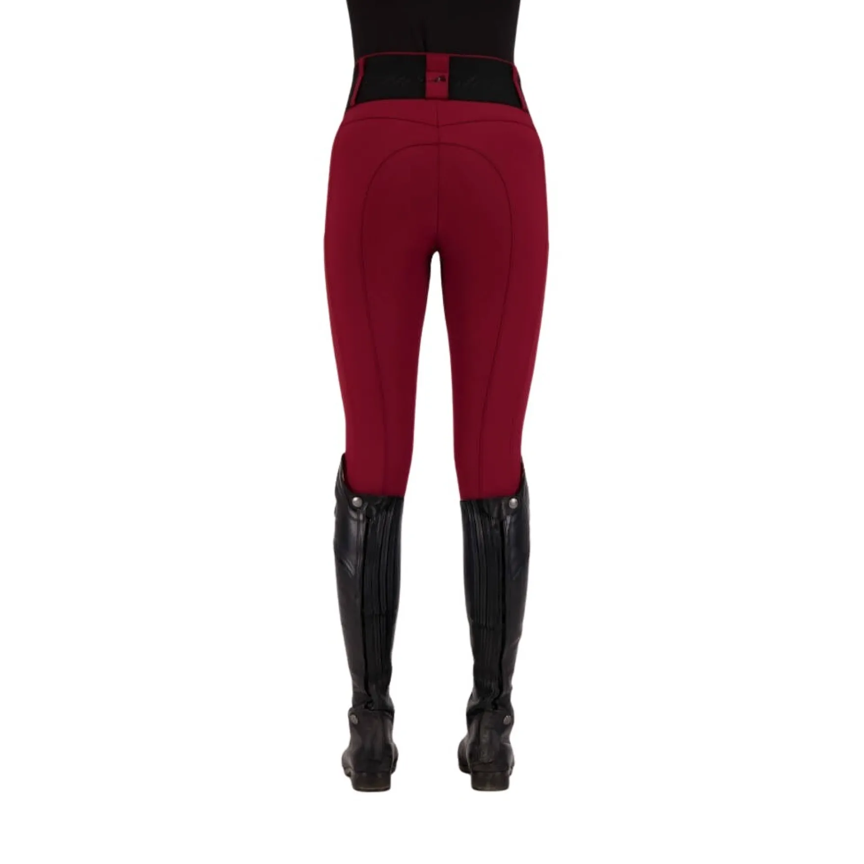 Reitleggings Damen ESAthletic HW22, Vollbesatz, Full-Grip Winterreithose, Softshell