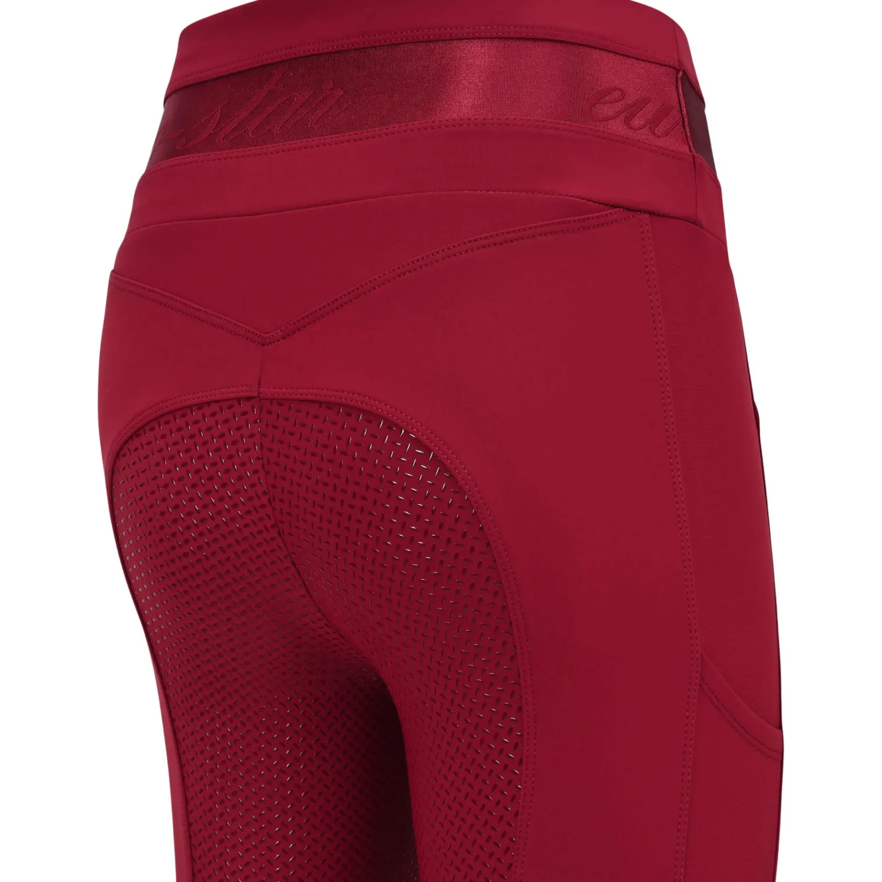 Reitleggings Damen ESImpress HW25, Vollbesatz, Full-Grip, High Waist