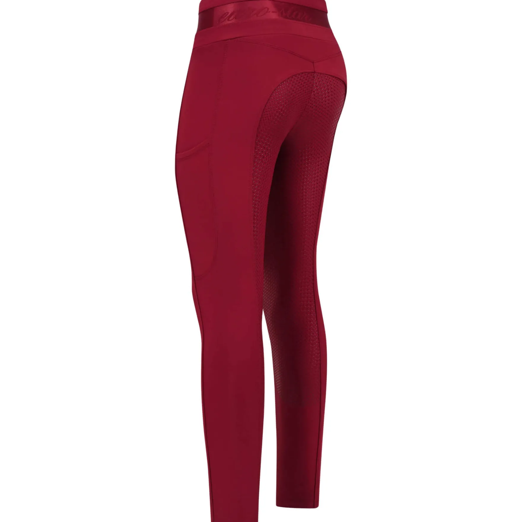 Reitleggings Damen ESImpress HW25, Vollbesatz, Full-Grip, High Waist