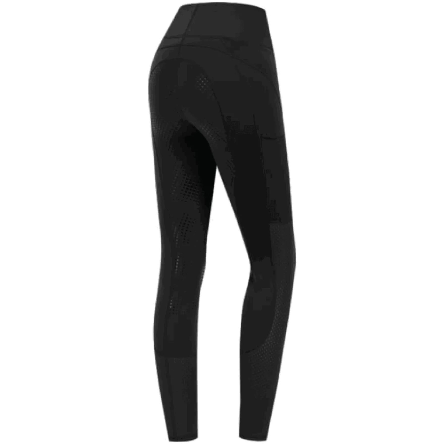 Reitleggings Damen Hanna Mesh High Waist, Vollbesatz, Full-Grip