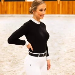 Reitleggings Damen Juliet, Winterreitleggings, Full-Grip, Turnierreitleggings