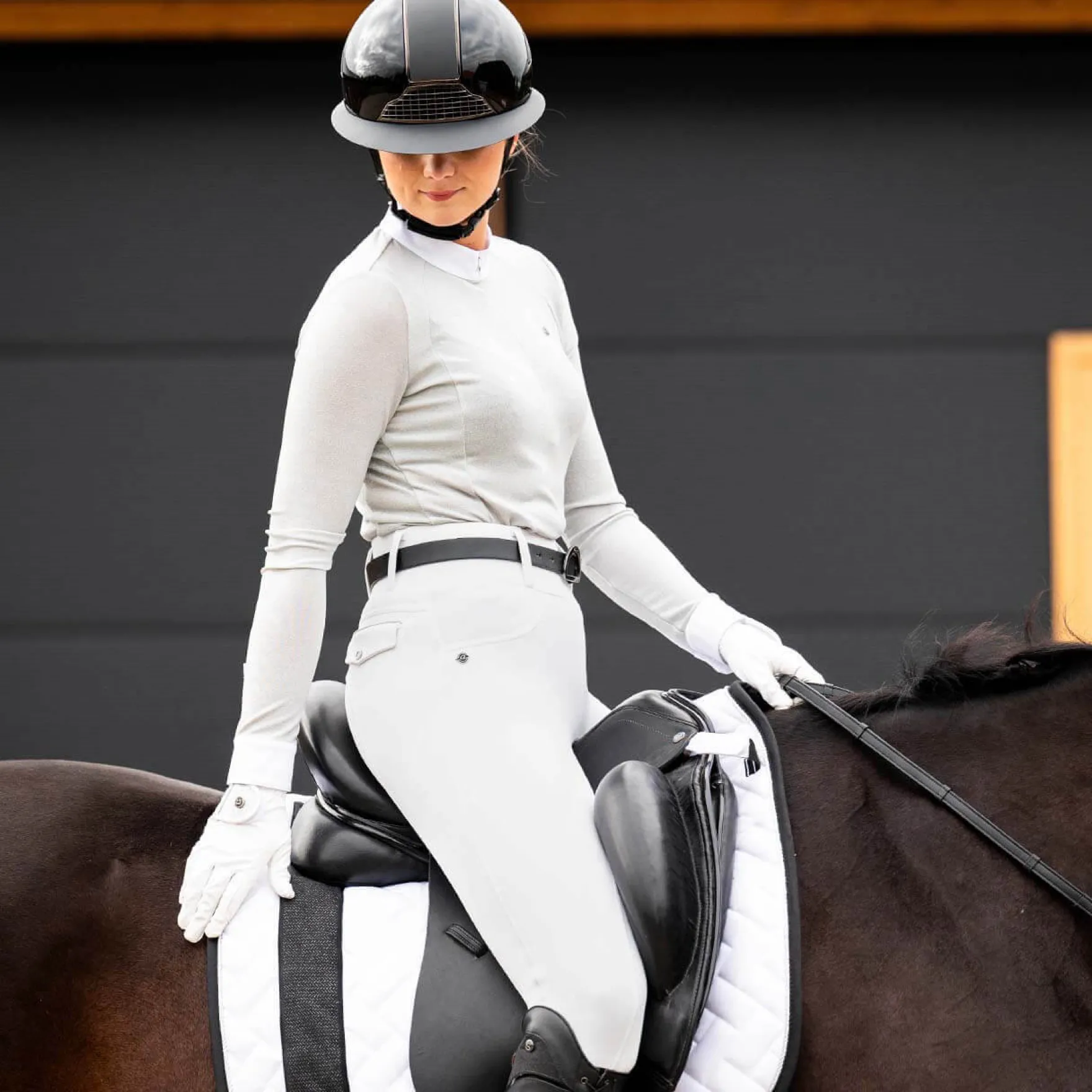 Reitleggings Damen Juliet, Winterreitleggings, Full-Grip, Turnierreitleggings