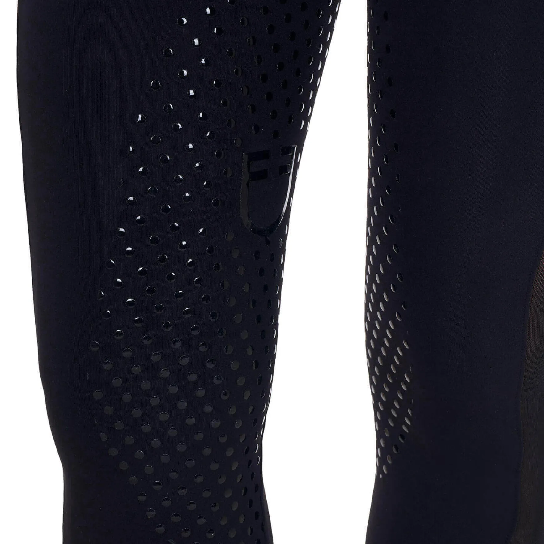 Reitleggings Damen Perforated Inserts, Vollbesatz, Full-Grip, Sommerreitleggings