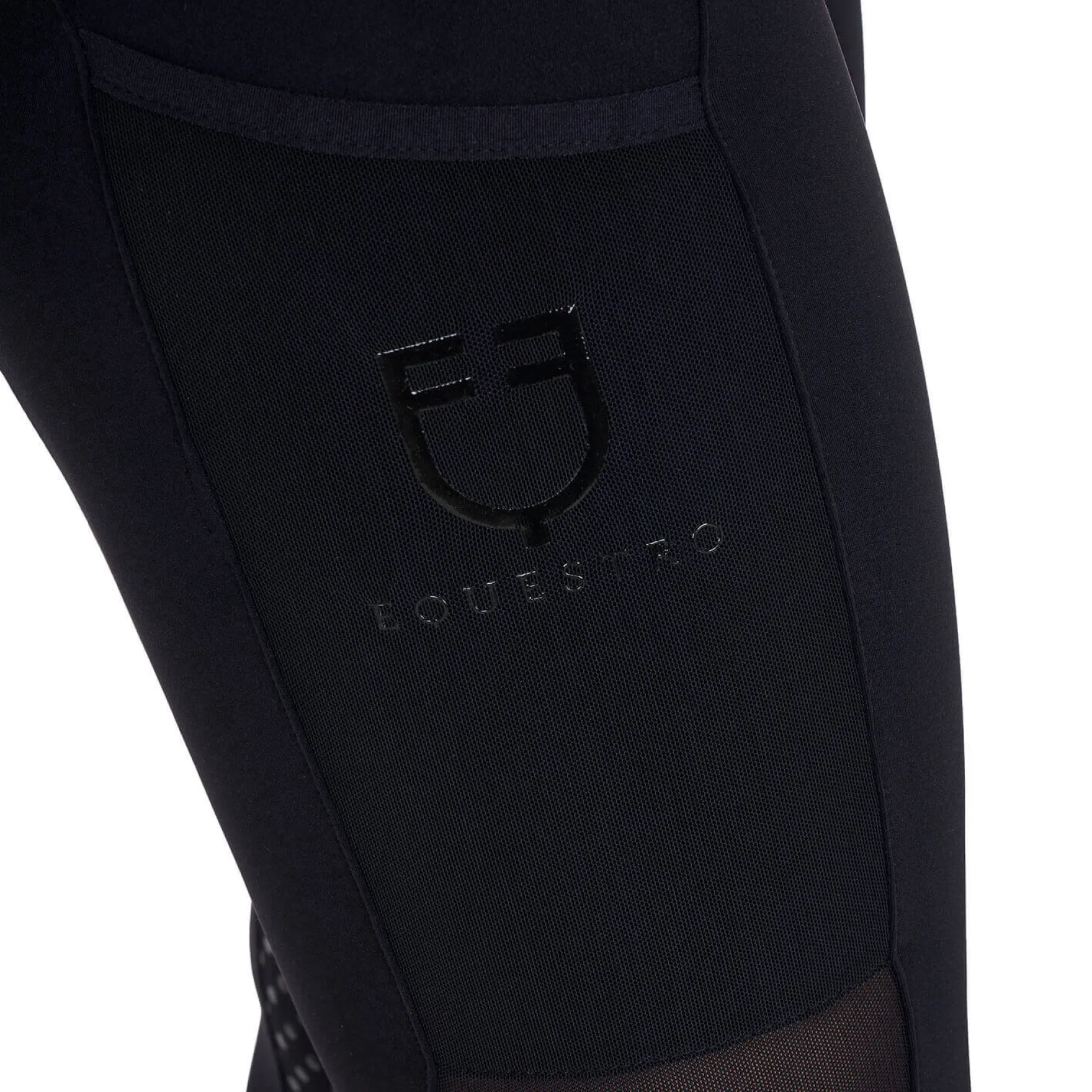 Reitleggings Damen Perforated Inserts, Vollbesatz, Full-Grip, Sommerreitleggings
