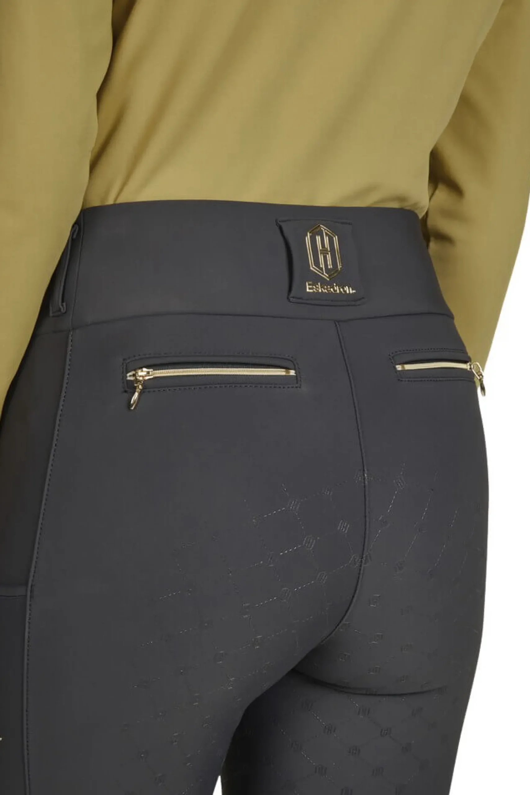 Reitleggings Damen Pro Heritage Fanatics 25/26, Vollbesatz, Full-Grip, Winterreitleggings