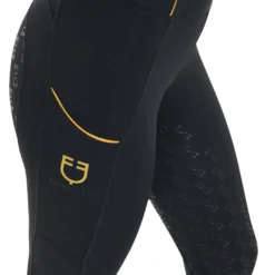 Reitleggings Damen Slim Fit Light, Vollbesatz, Full-Grip, High Waist, Sommerreithose