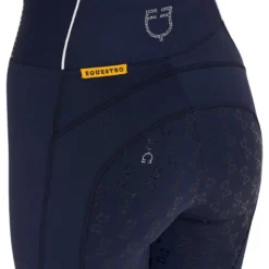 Reitleggings Damen Slim Fit Rhinestones, Vollbesatz, Full-Grip, High Waist
