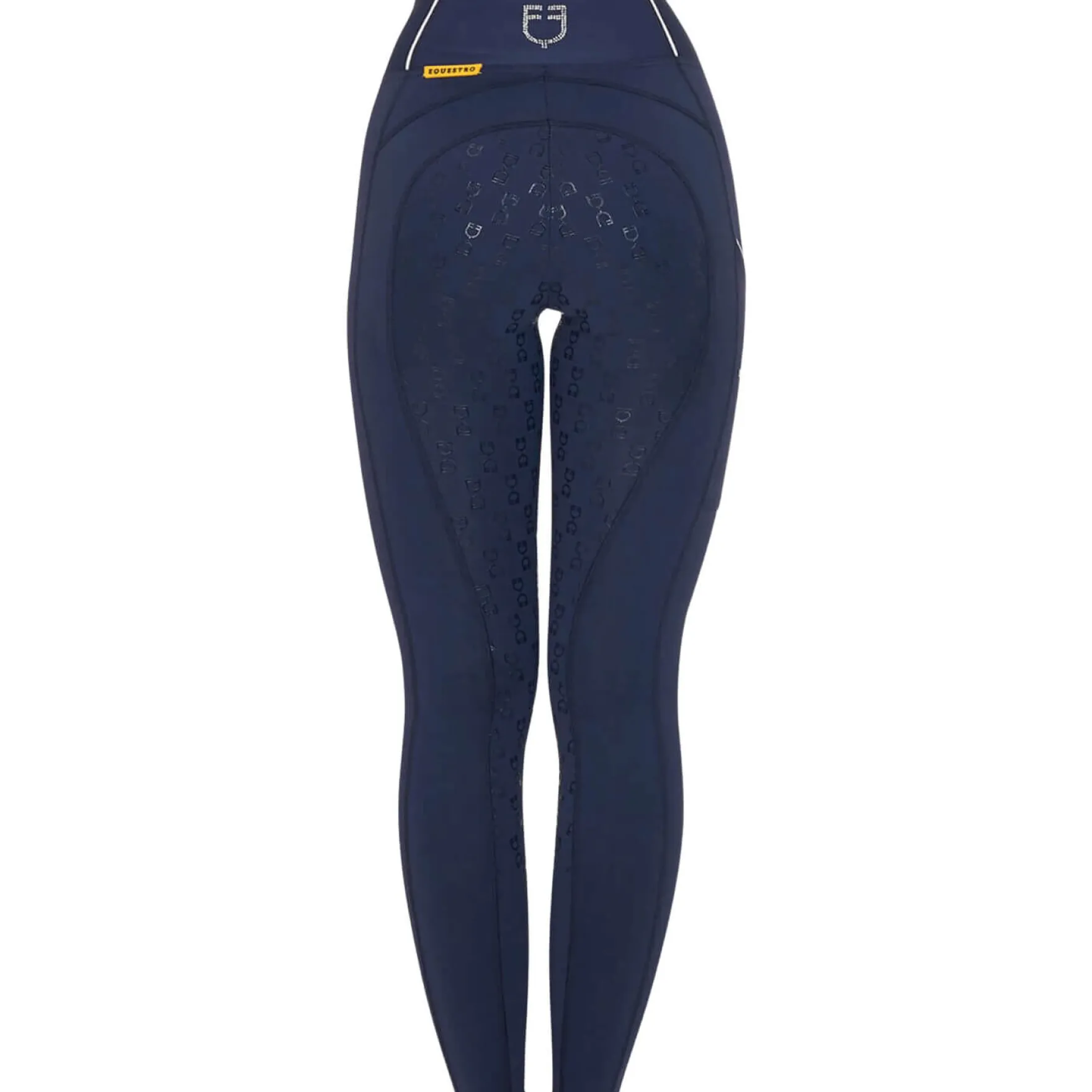 Reitleggings Damen Slim Fit Rhinestones, Vollbesatz, Full-Grip, High Waist