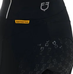 Reitleggings Damen Slim Fit Rhinestones FS26, Vollbesatz, Full-Grip, High Waist