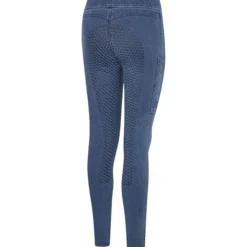 Reitleggings Kids KLMila HW25, Vollbesatz, Full-Grip, Jeansreitleggings