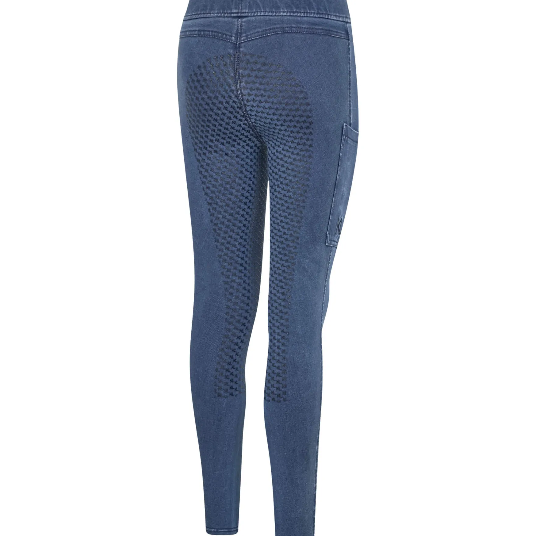 Reitleggings Kids KLMila HW25, Vollbesatz, Full-Grip, Jeansreitleggings