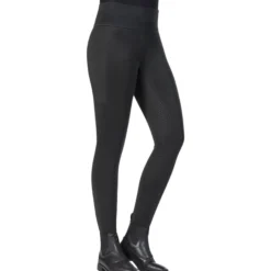Reitleggings Kinder Cosy Style, Vollbesatz, Full-Grip, Winterreitleggings
