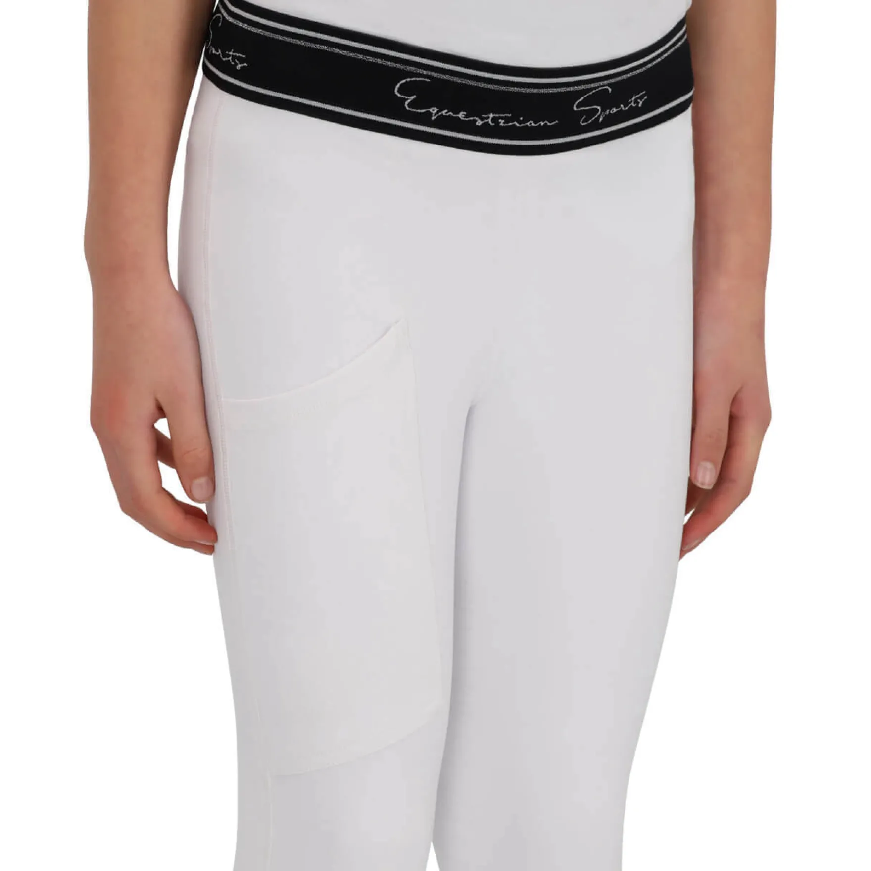 Reitleggings Kinder Eden, Vollbesatz, Full-Grip, Turnierreitleggings