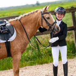 Reitleggings Kinder Eden, Vollbesatz, Full-Grip, Turnierreitleggings