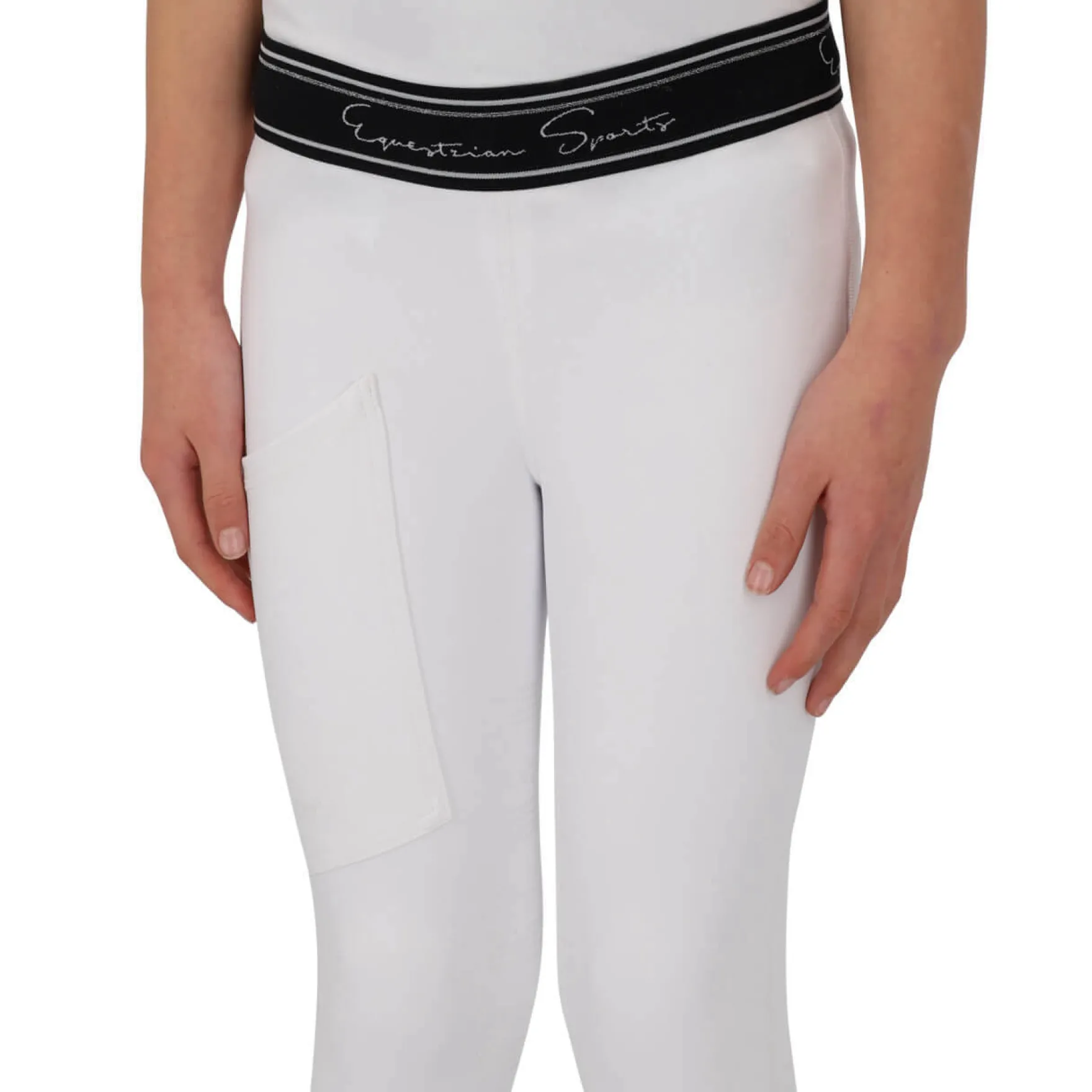 Reitleggings Kinder Eden, Vollbesatz, Full-Grip, Turnierreitleggings