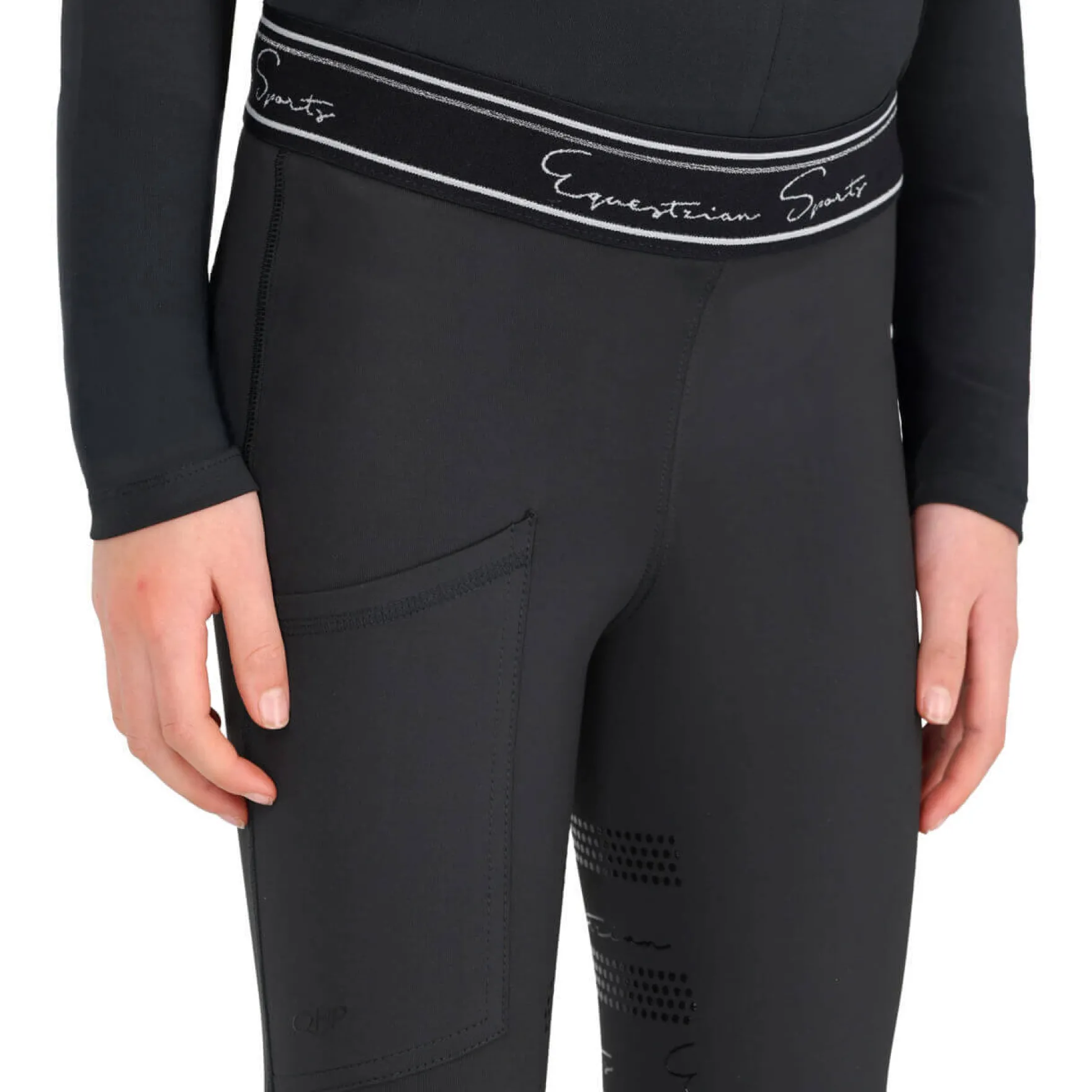 Reitleggings Kinder Eden, Vollbesatz, Full-Grip