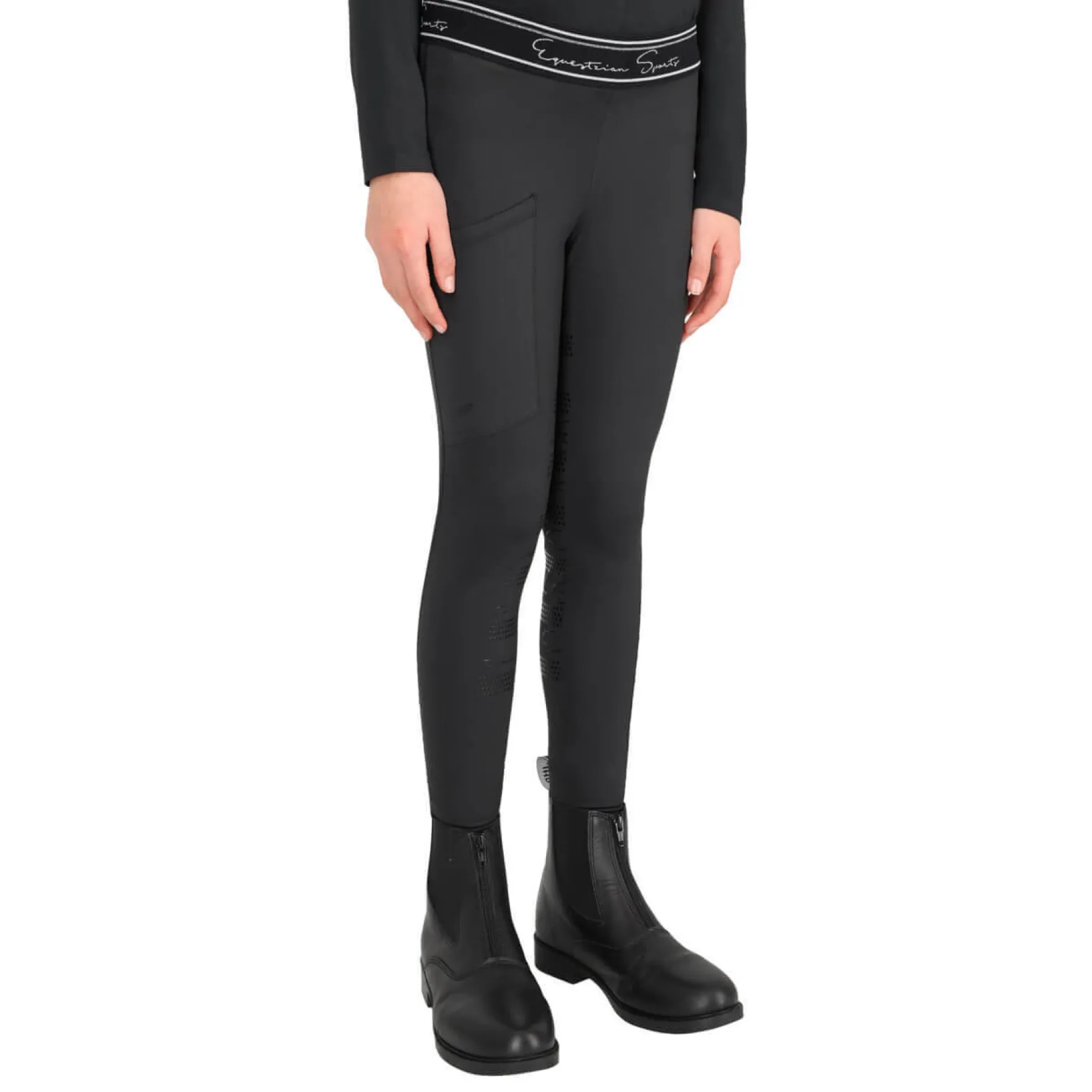 Reitleggings Kinder Eden, Vollbesatz, Full-Grip