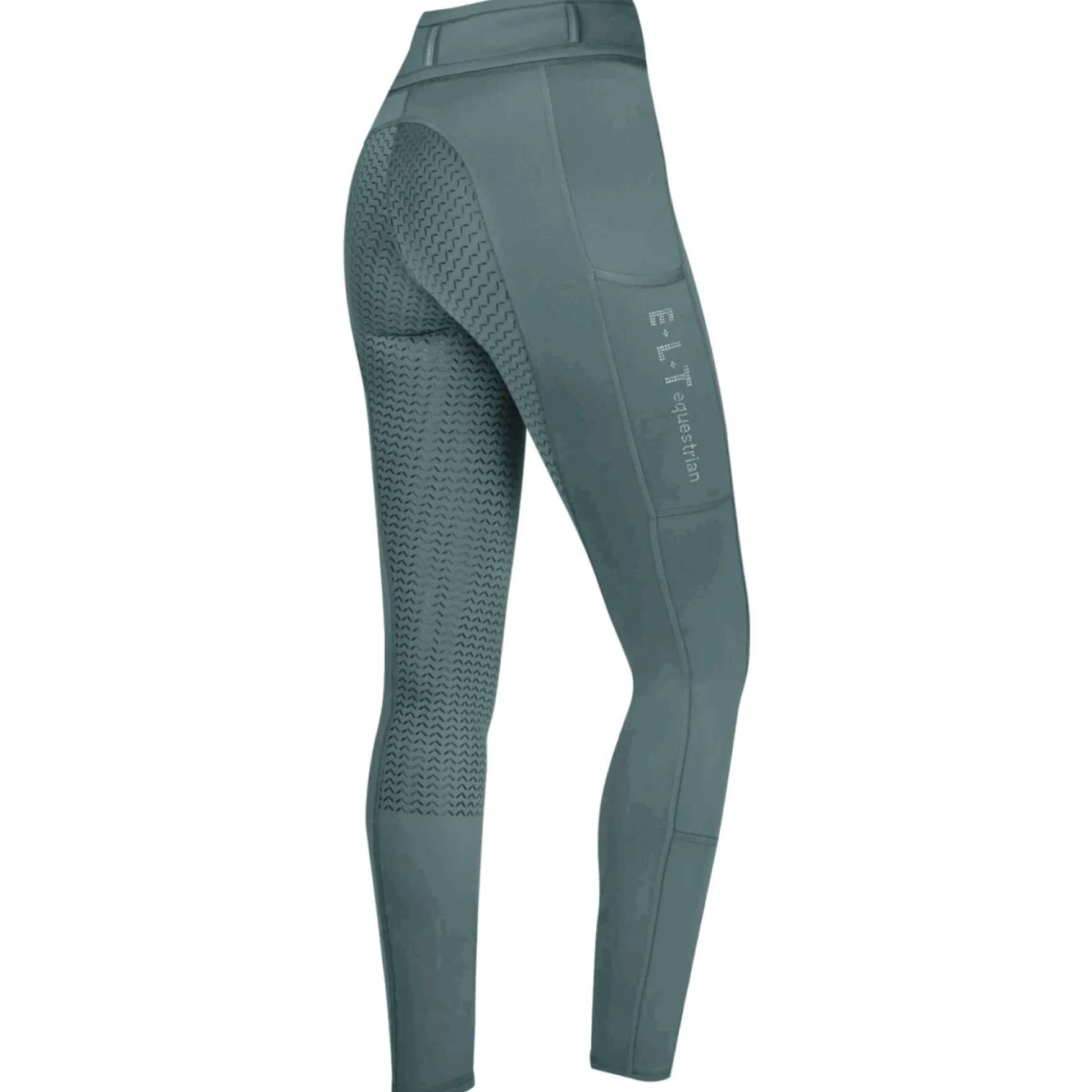 Reitleggings Kinder Ella Glam FS26, Vollbesatz, Full-Grip, High Waist