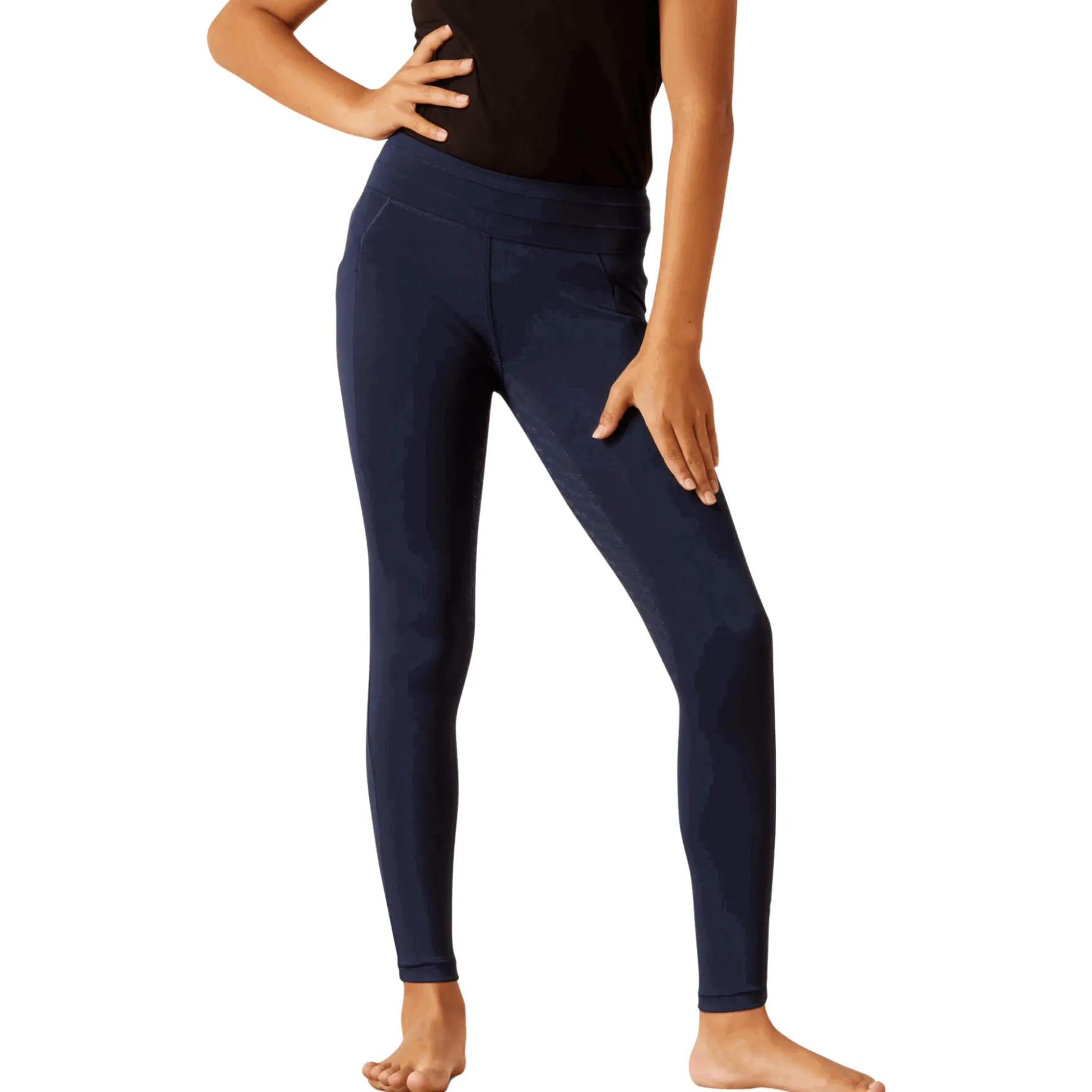 Reitleggings Kinder Eos 2.0, Vollbesatz, Full-Grip
