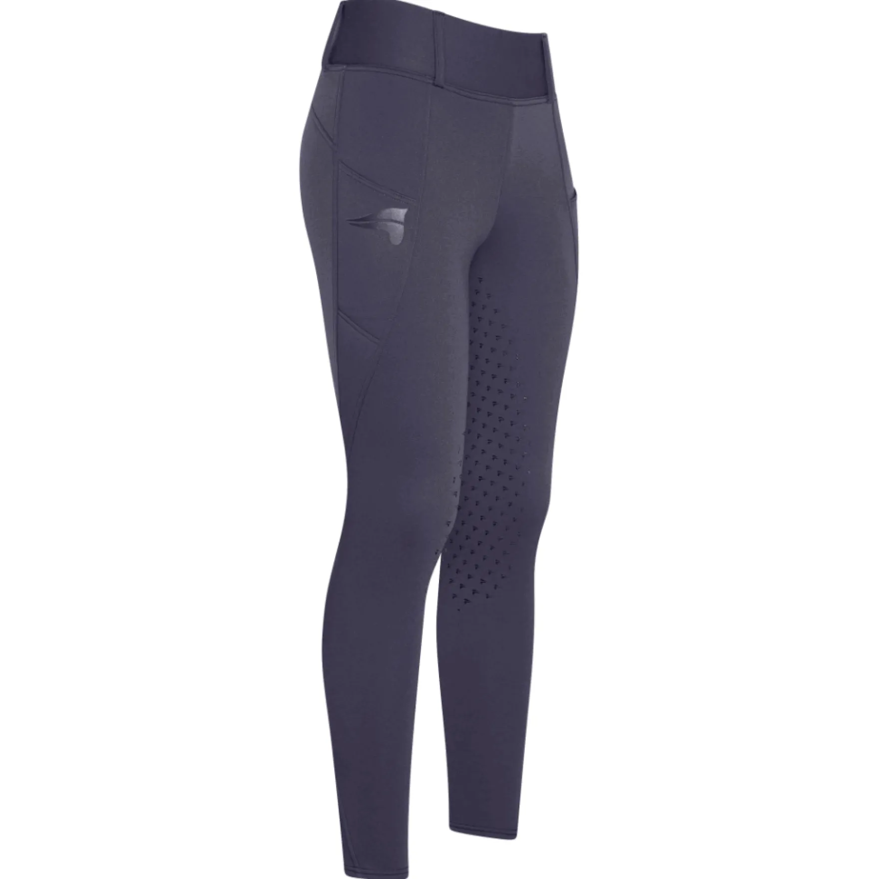 Reitleggings Kinder ERDon, Vollbesatz, Full-Grip, Winterreitleggings