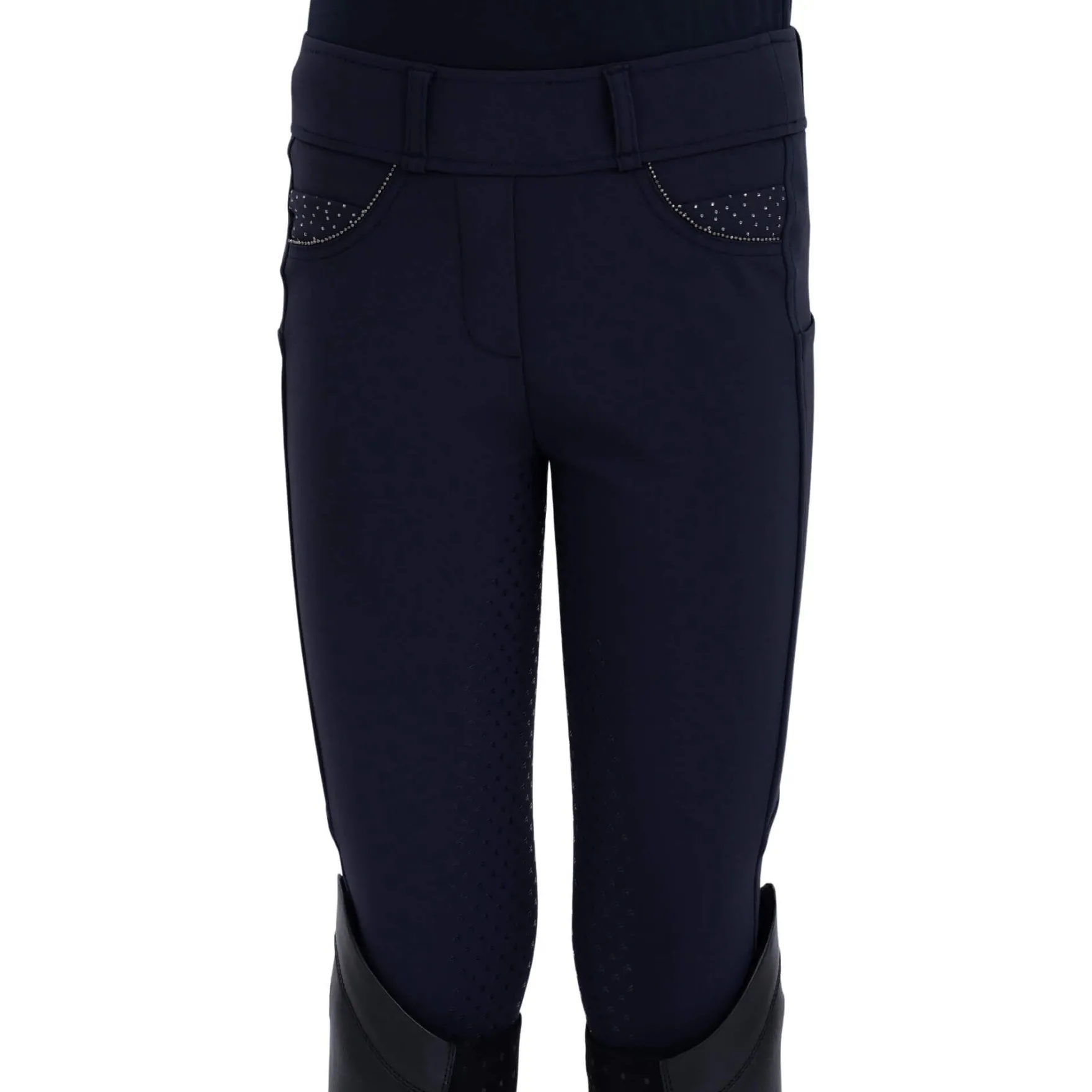 Reitleggings Kinder ESMaxi FS26, Vollbesatz, Full-Grip