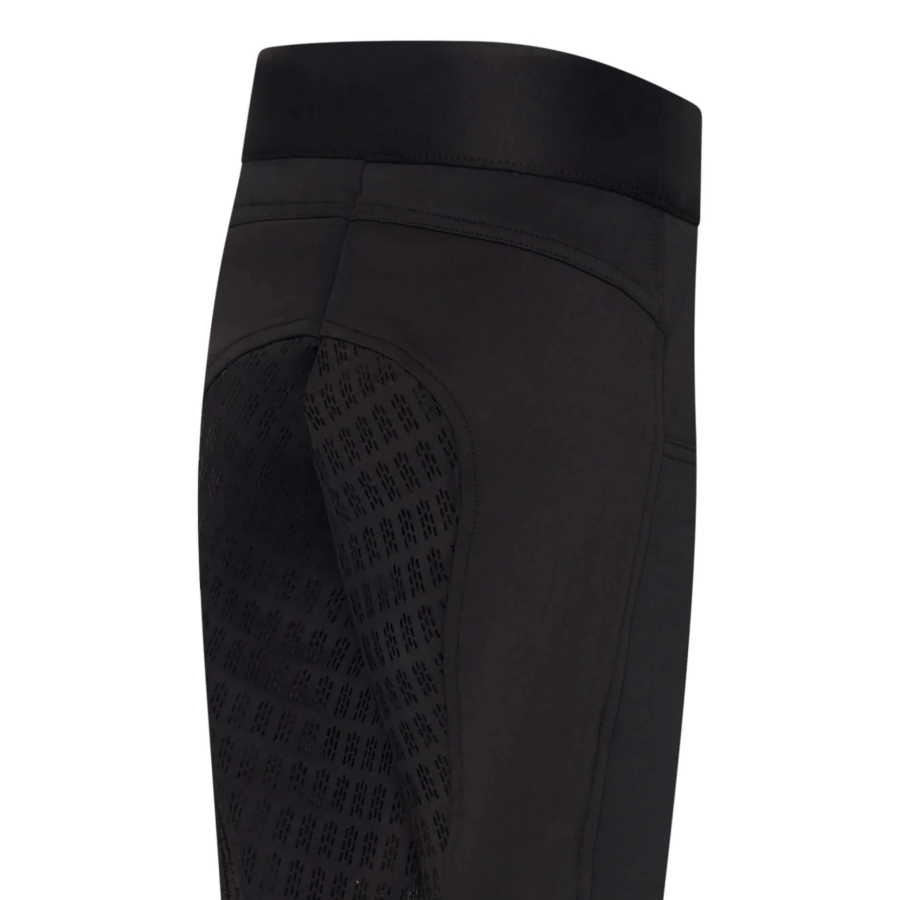 Reitleggings Kinder IRHBasic, Vollbesatz, Full-Grip, High Waist