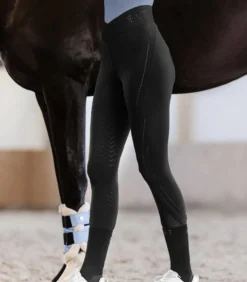 Reitleggings Kinder Pia, Vollbesatz, Full-Grip, High Waist