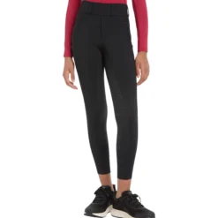 Reitleggings Kinder YR Ella Winter Bregging, Vollbesatz, Full-Grip, Winterreitleggings