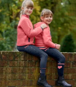 Reitleggings Mädchen Lucky Leni Thermo, Winterreitleggings, Vollbesatz, Full-Grip