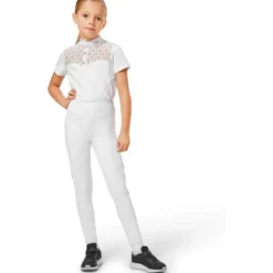 Reitleggings Mädchen Movement Young Rider, Vollbesatz, Full-Grip