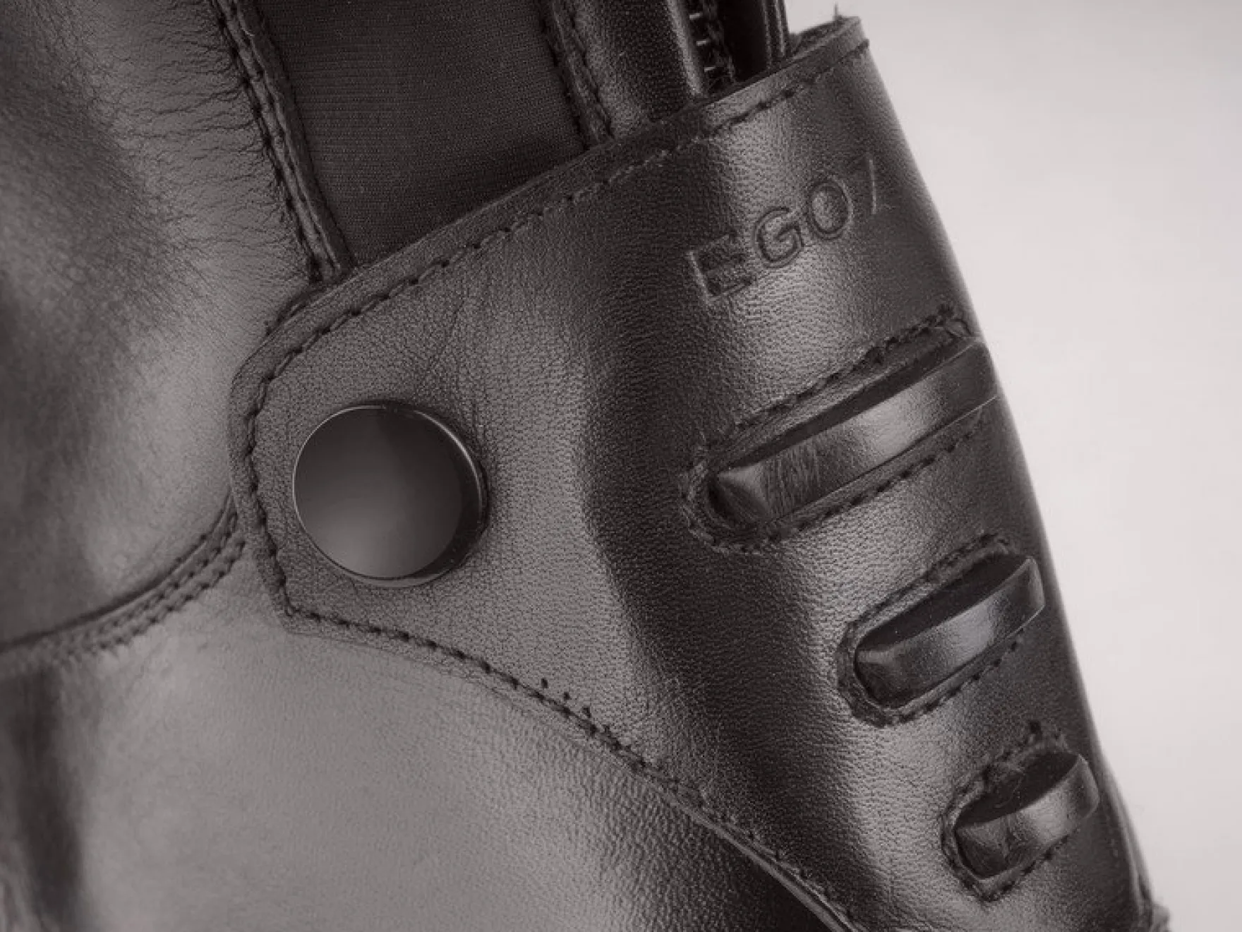 Reitstiefel Aries, Lederreitstiefel, Damen, Herren, Schwarz