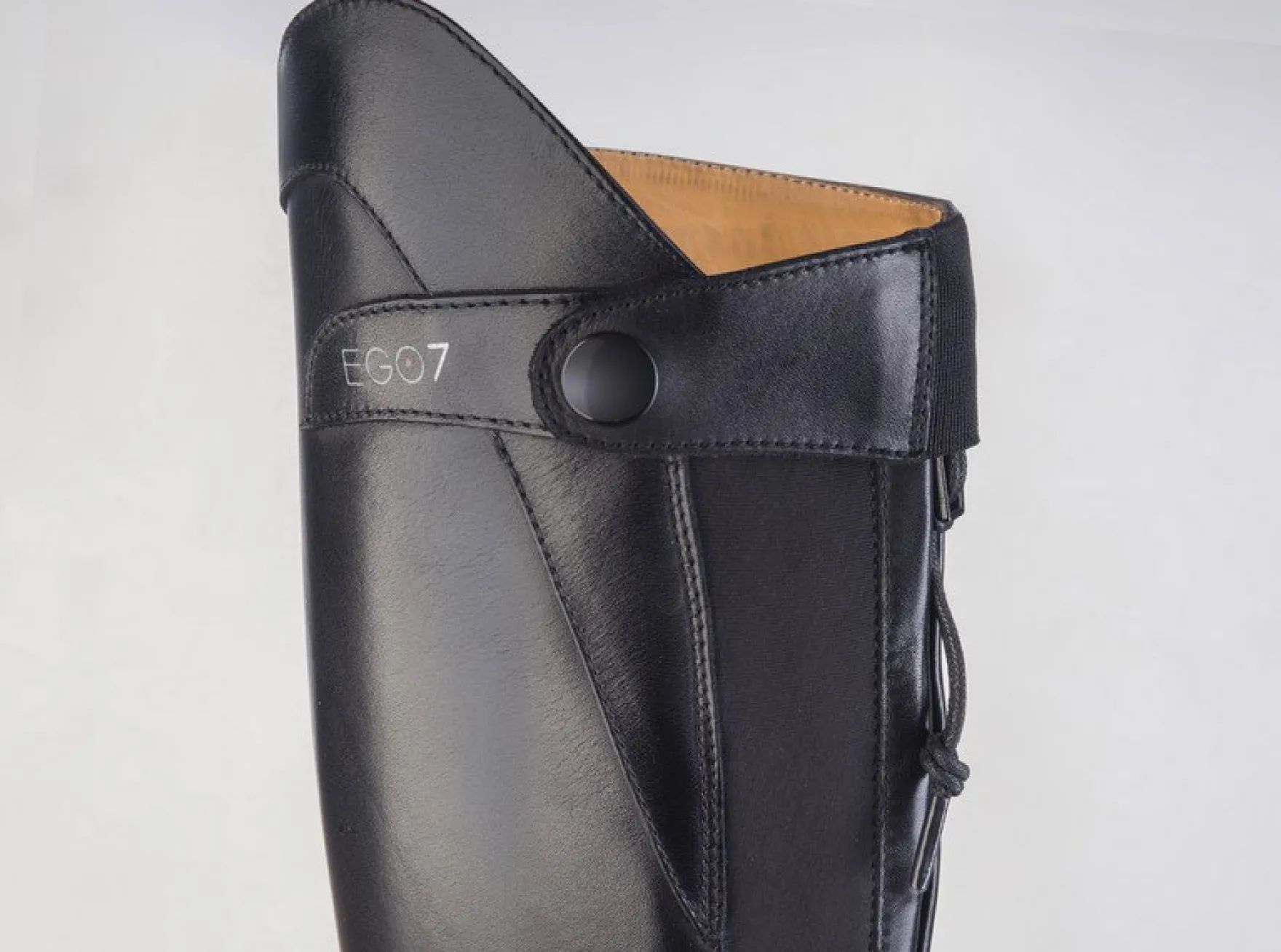 Reitstiefel Aries, Lederreitstiefel, Damen, Herren, Schwarz