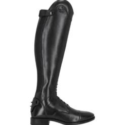 Reitstiefel Damen Elyria Adult, Lederreitstiefel, Schwarz