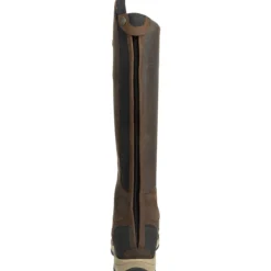 Reitstiefel Damen Field Tall GripFTX, Lederreitstiefel, Chocolate