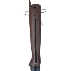 Reitstiefel Damen Portland Polo, mit Schnürung, Braun