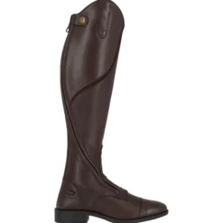 Reitstiefel Damen Tamar, Lederreitstiefel, Braun